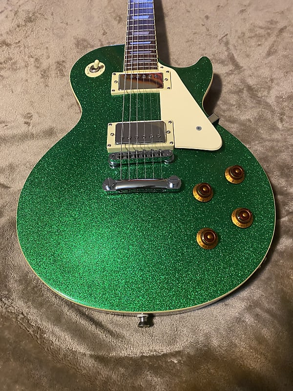 Epiphone Les Paul グリーン Epiphone Les Paul 1996 rare Green Sparkle Flake FSR rare