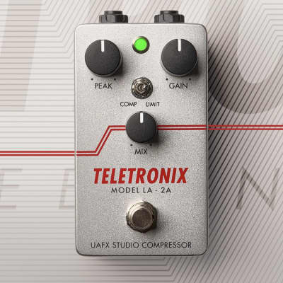 Universal Audio Teletronix LA-2A Studio Compressor pedal 2023 - Silver. New! image 1