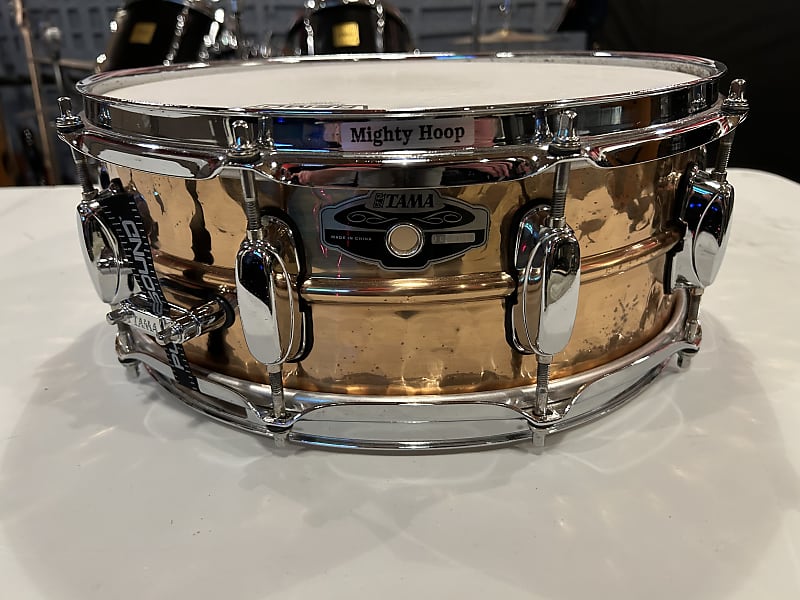 Tama Powermetal PB355h Snare Drum - 90s - Hammered Bronze