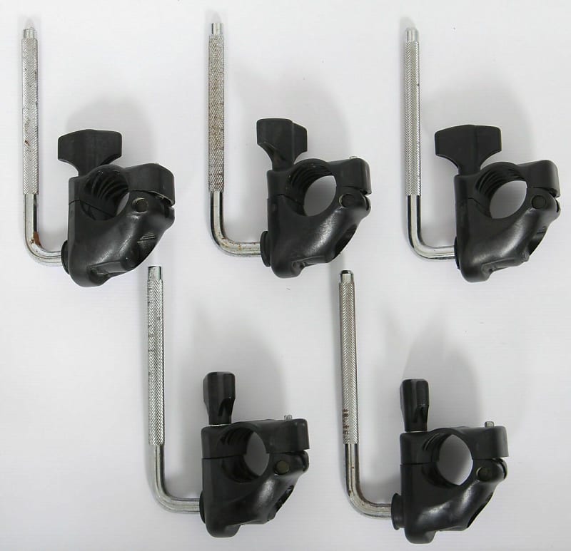 5x Roland Drum Pad Clamps MDH10U Mounts + LArm/Rods VDrums Reverb