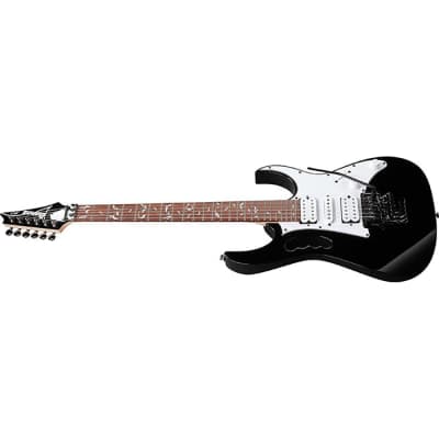 Ibanez Steve Vai Signature JEMJR Guitar, Jatoba Fretboard, Black image 4