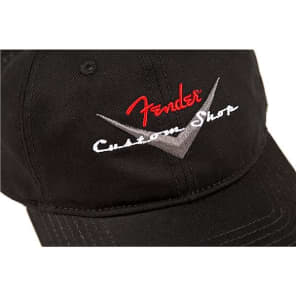 Fender Custom Shop Baseball Hat, Black, One Size 2016
