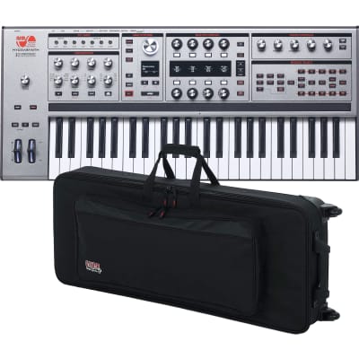 ASM Hydrasynth Keyboard Silver Edition Polyphonic Synthesizer CARRY BAG KIT