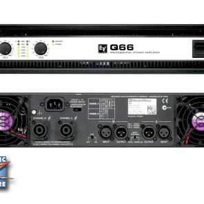 Electro-Voice Q66II 900w Per Channel Class-AB Power Amplifier