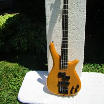 SGC Nanyo Bass Collection , 1990's, Japan, Natural Finish, P & J Pu's,  Three Piece Neck | Reverb