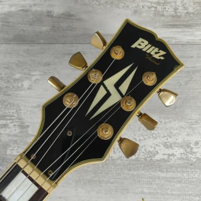 Blitz by Aria Pro II Les Paul Custom (Black) | Reverb