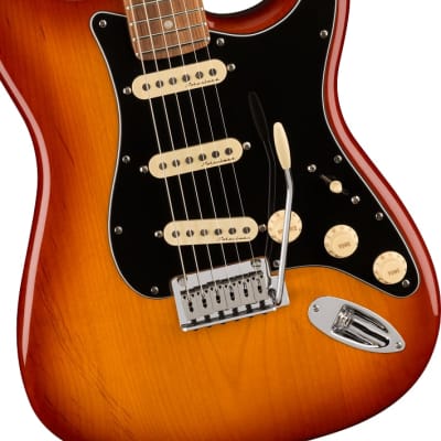 Fender Player Plus Stratocaster Electric Guitar. Pau Ferro Fingerboard, Sienna Sunburst image 5