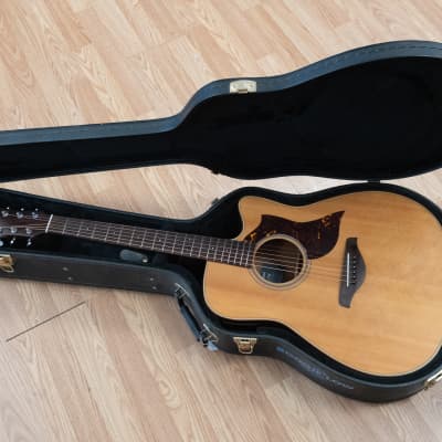 2013 Yamaha A1M Dreadnought Acoustic-Electric with Cutaway in Natural w/ Hard Case (Very Good) *Free Shipping* image 17