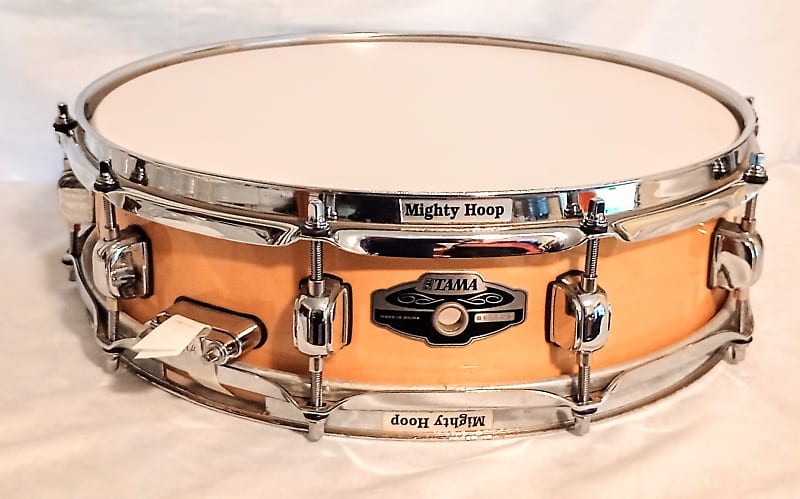 TAMA UTILITY SNARE DRUM-NATURAL LACQUER 10 LUGS FRE SHIP CUSA! image 1
