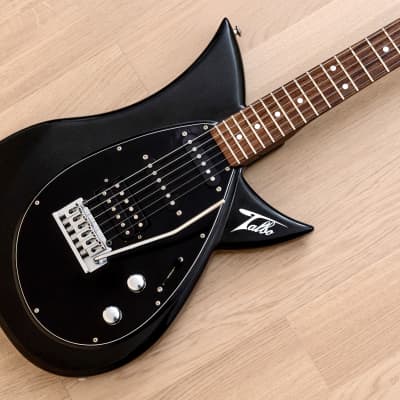 1990s Tokai Talbo A-125SH Aluminum Body Guitar Black Sparkle, Japan for sale