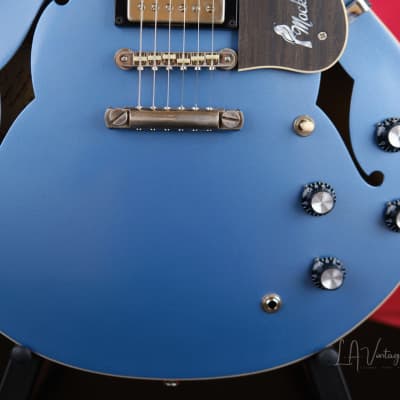 Josh Williams ‘Mockingbird’ JWG274 Semi-Hollowbody Electric Guitar-Pelham Blue Finish & Bloombucker Pickups! image 6