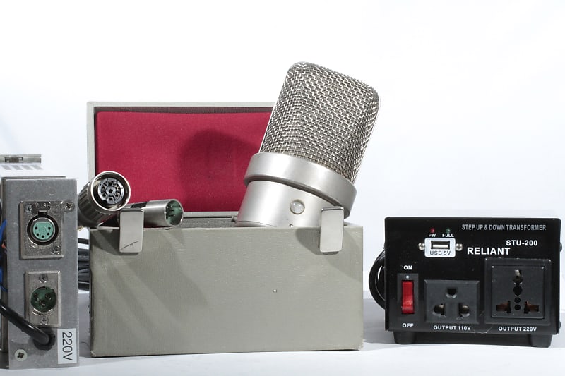 Vintage Neumann M250c Large Diaphragm Omnidirectional Tube Microphone Serial# 36 image 1
