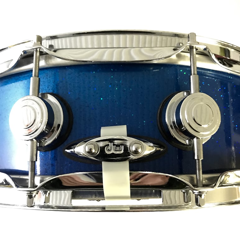 DW 14x5 Collectors Series Snare Drum Regal to Royal Blue Sparkle