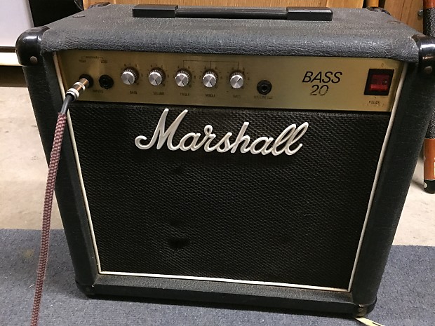 Marshall Bass 20 1984 Black | Reverb