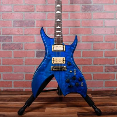 B.C.Rich USA Bich Six Transparent Blue 1983 w/OHSC | Reverb