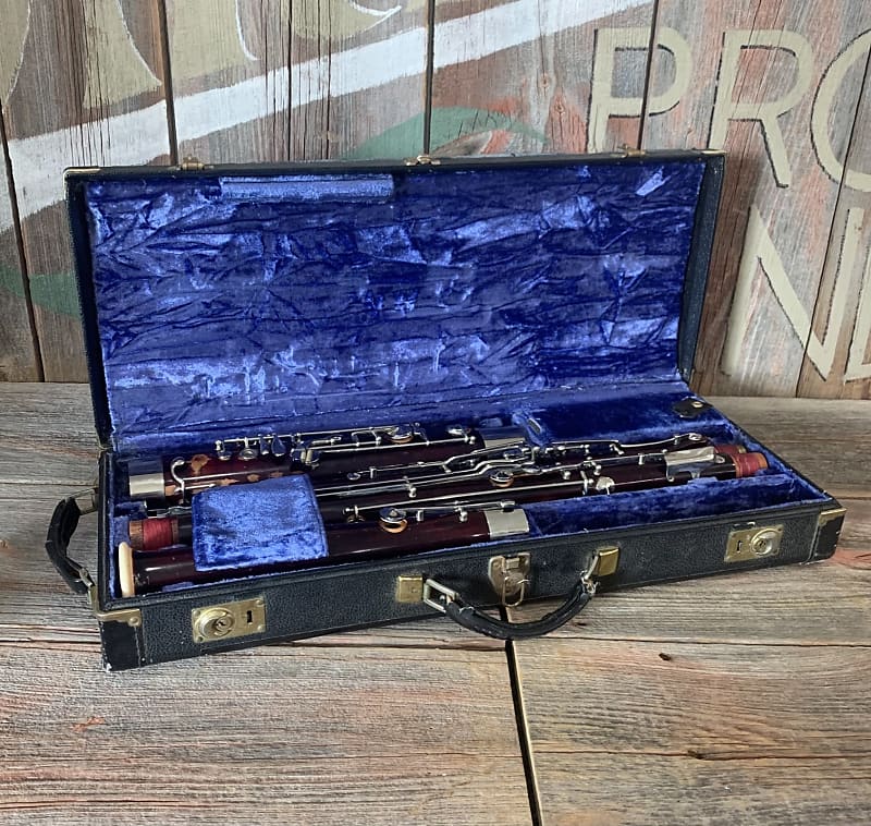 Vintage Conn Bassoon Wood CVX Bocal, Fresh Repad Reverb