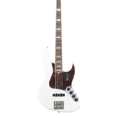 Fender American Ultra Jazz Bass Rosewood Fingerboard Arctic Pearl with Case image 2