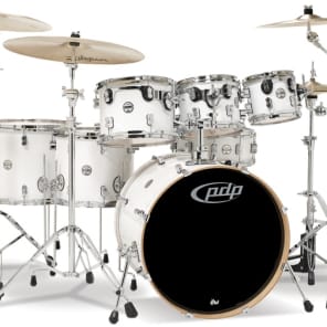 PDP Concept Maple Shell Pack - 7-Piece - Pearlescent White image 12