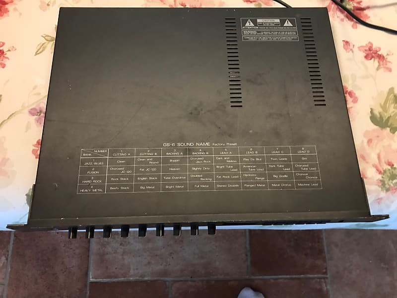Roland GS6 Digital Guitar Sound System Reverb