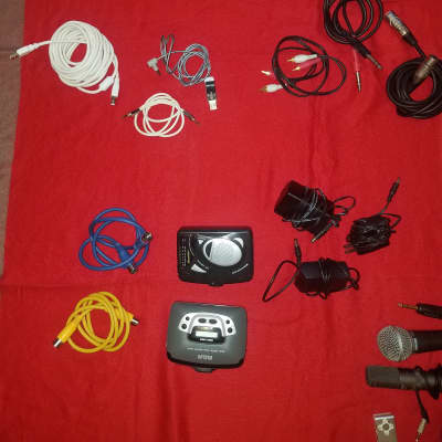 Cable Lot /Experimental DIY Mic Kit! cassette xlr  usb rca sony shure midi adaptor hosa shaker volca image 11