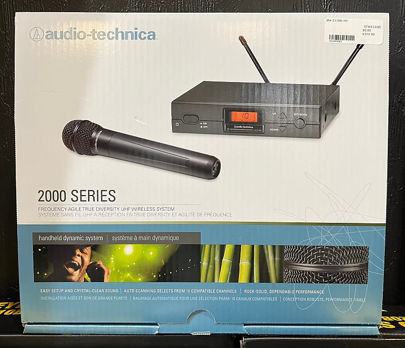 Audio Technica ATW 2110b 2000 Series Handheld Wireless System