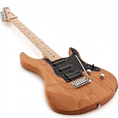 Yamaha #PAC112VMX - Pacifica 112VMX Electric Guitar with Maple Fingerboard and Vintage Style Tremolo, Yellow Natural Satin image 4