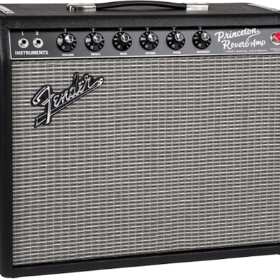 Fender '65 Princeton Reverb 1x10" 12-watt Tube Combo Amp w/Footswitch, Cover image 3