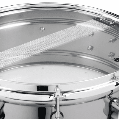 PDP Concept Series Metal Snare 6.5x13 Black Nickel Over Steel w/Chrome Hardware image 5