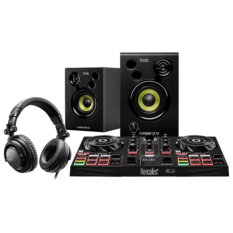 Hercules DJ Learning Kit Inpulse 200 controller, speakers and Headphones image 1