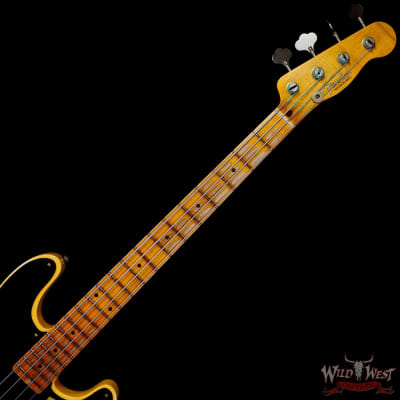 Fender Custom Shop Limited Edition 1951 Precision Bass P-Bass Heavy Relic Nocaster Blonde image 4