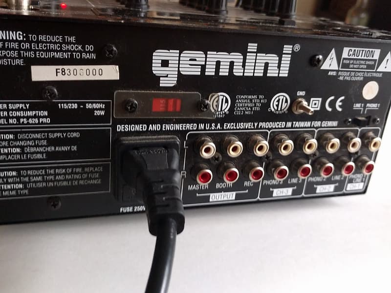 Gemini PS 626 Pro Black