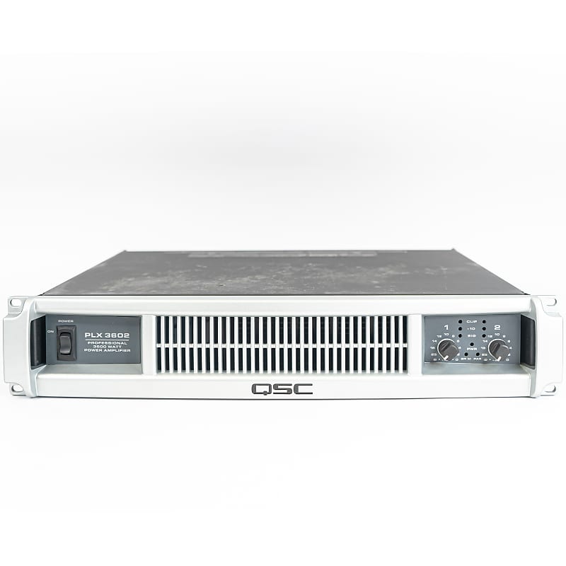 QSC PLX-3602 - PLX2 Series Stereo Power Amplifier - 775W per Channel into 8  Ohms