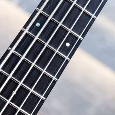 ESP LTD F-1005 See-Thru Black Cherry Sunburst 5-String Electric Bass #W23060302 image 10