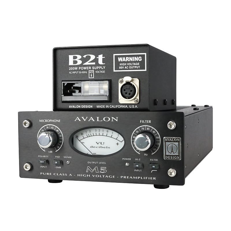 Avalon M5 Mono Class A Mic Preamp 86195 Mono Class A mic Reverb