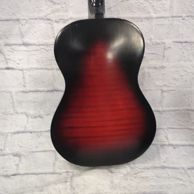 Egmond Red Short Scale Acoustic Guitar image 9