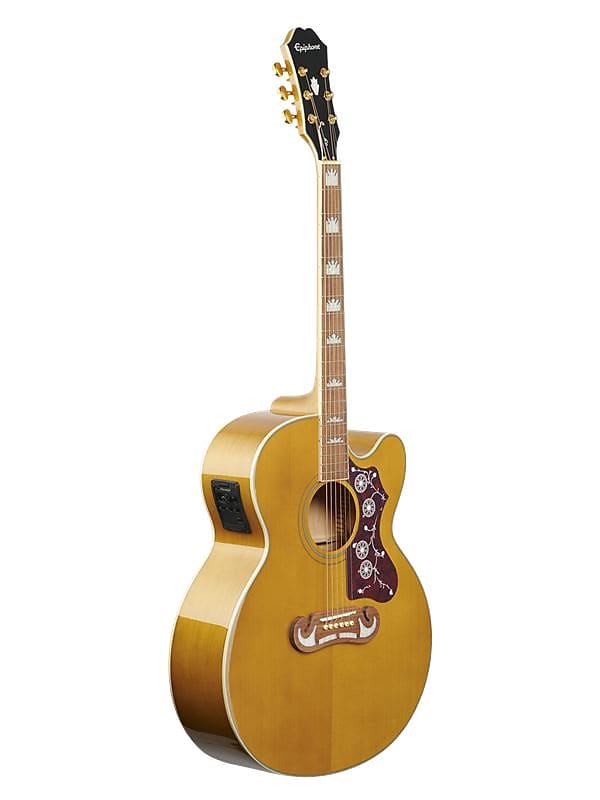 驚きの値段で】 Epiphone EJ-200 BK SCE アコースティックギター