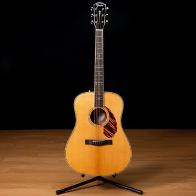 Fender Paramount PD-220E Dreadnought Acoustic-Electric Guitar - Ovangkol, Natural SN CC220612085 image 2