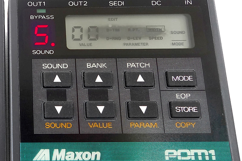 Maxon PDM1 MODULATION DELAY  PDM-1 マクソン Vintage 80's Maxon PDM1 Programmable Modulation Delay