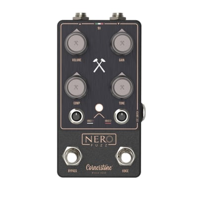 Cornerstone Nero Fuzz/Overdrive Effectpedal Handmade in Italy for sale