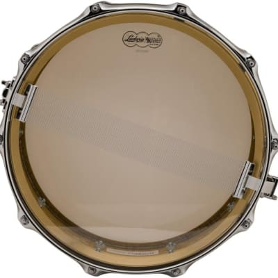 Ludwig 14x6.5 Chrome Over Brass Snare Drum with Tube Lugs