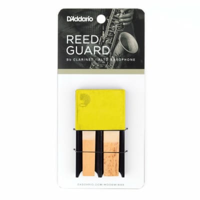D'Addario Clarinet/Alto Sax Reed Guard -Yellow.P/N drgrd4acyl. Protects Reed Tip image 1