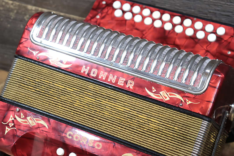 Hohner Corso ダイアトニックアコーディオン レッド used3071.jpg