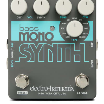 Electro-Harmonix Bass Mono Synth Bass Synthesizer image 2
