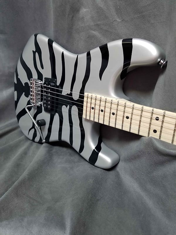 2024 Charvel Charvel Limited Edition Super-Stock San Dimas Style 1 Silver Bengal image 1