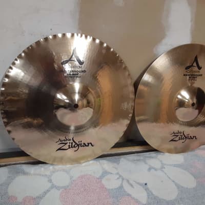 Zildjian 14" A Custom Mastersound Hi-Hat Cymbals (Pair) image 2