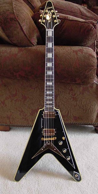 【メーカー包装済】 V FLYING Shop Custom Gibson CUSTOM Black 2002 MADE 40 OF 1 ギター