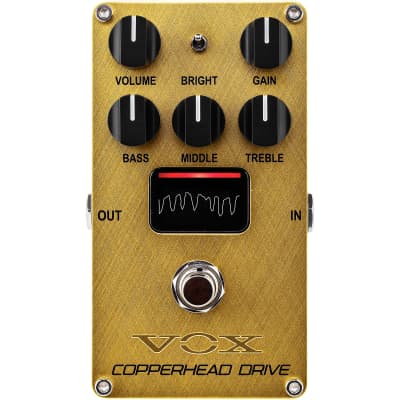 Vox Copperhead Drive Valve Distortion Pedal, NEW! #VECD image 1