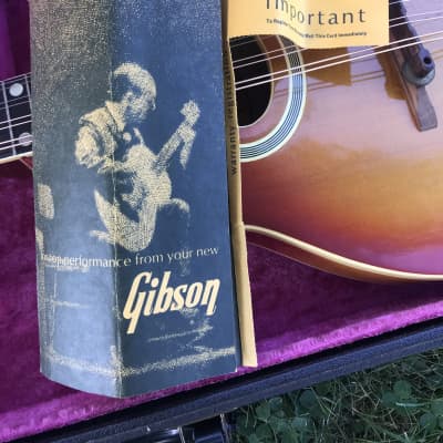 Gibson A5 Florentine  1964 Cherry Sunburst image 13