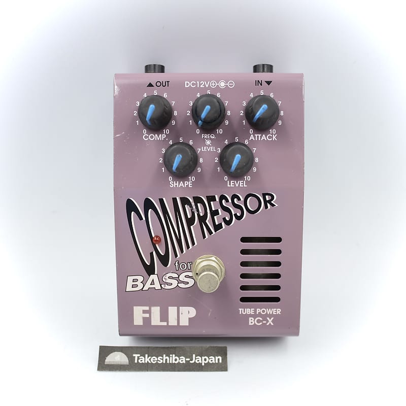 ベース Guyatone FLIP BC-X BASS COMPRESSOR Guyatone FLIP BC-X Compressor for Bass Effect Pedal Made in