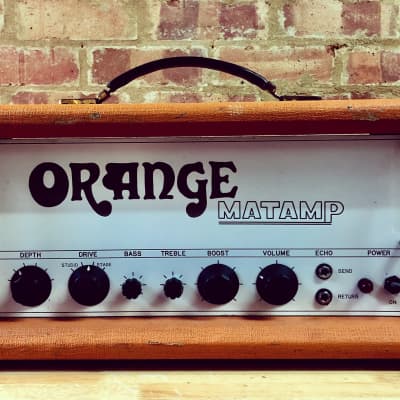 Vintage 1969 Orange Matamp 100w Head image 1